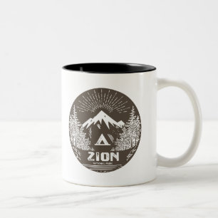 Caneca De Café Em Dois Tons Parque Nacional Zion