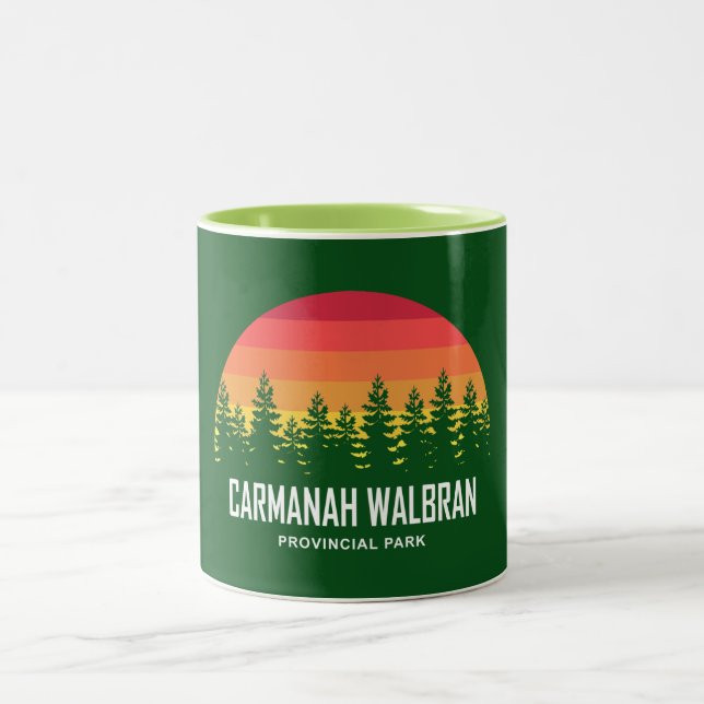 Caneca De Café Em Dois Tons Parque Provincial de Carmanah Walbran (Centro)