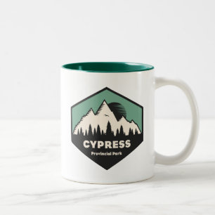 Caneca De Café Em Dois Tons Parque Provincial de Cypress