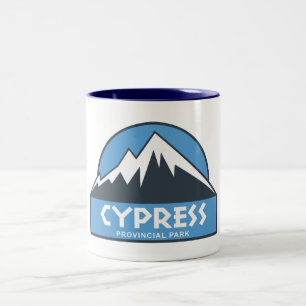 Caneca De Café Em Dois Tons Parque Provincial de Cypress