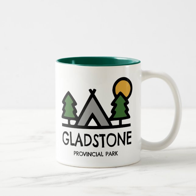 Caneca De Café Em Dois Tons Parque Provincial de Gladstone (Direita)