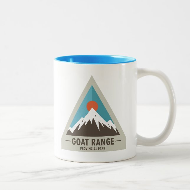 Caneca De Café Em Dois Tons Parque Provincial de Goat Range (Direita)