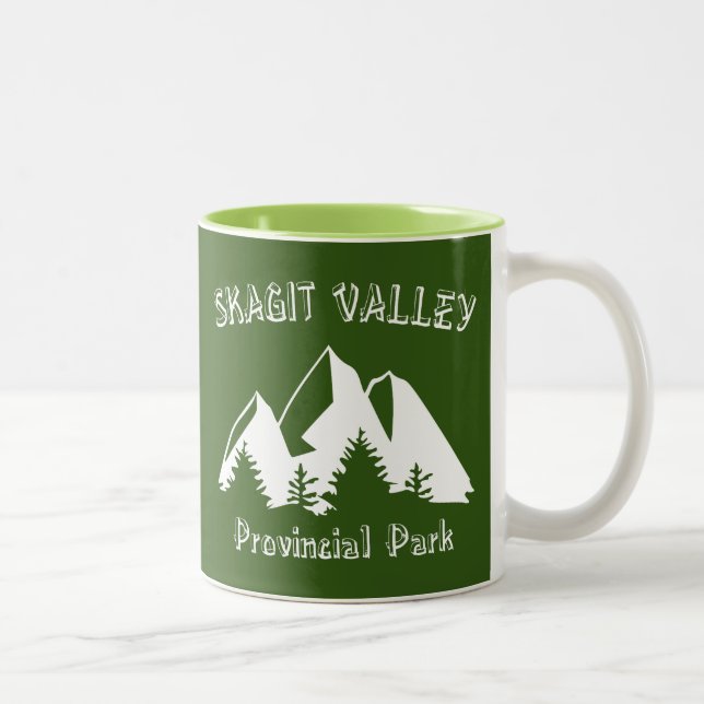 Caneca De Café Em Dois Tons Parque Provincial de Skagit Valley (Direita)