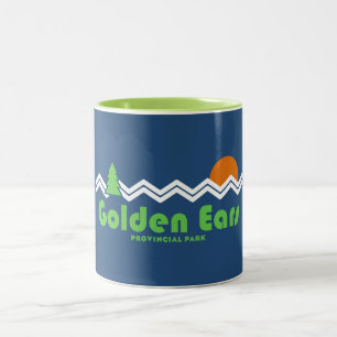Caneca De Café Em Dois Tons Parque Provincial Golden Ears British Columbia Ret