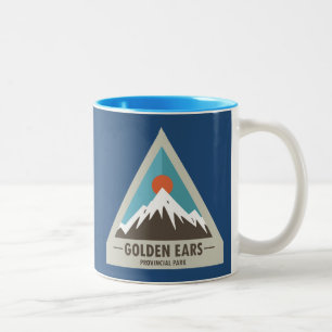 Caneca De Café Em Dois Tons Parque Provincial Golden Ears Colúmbia Britânica