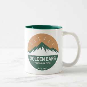 Caneca De Café Em Dois Tons Parque Provincial Golden Ears, Colúmbia Britânica