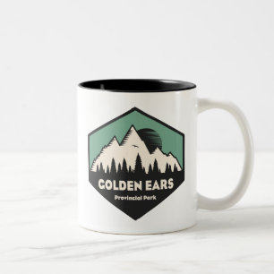 Caneca De Café Em Dois Tons Parque Provincial Golden Ears Colúmbia Britânica