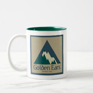 Caneca De Café Em Dois Tons Parque Provincial Golden Ears Rústico