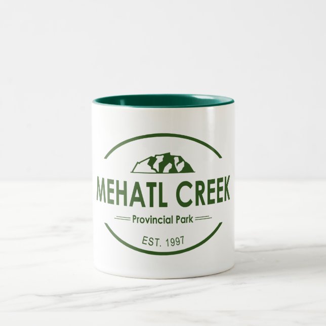 Caneca De Café Em Dois Tons Parque Provincial Mehatl Creek (Centro)