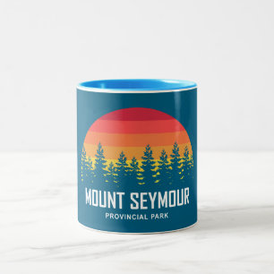 Caneca De Café Em Dois Tons Parque Provincial Mount Seymour