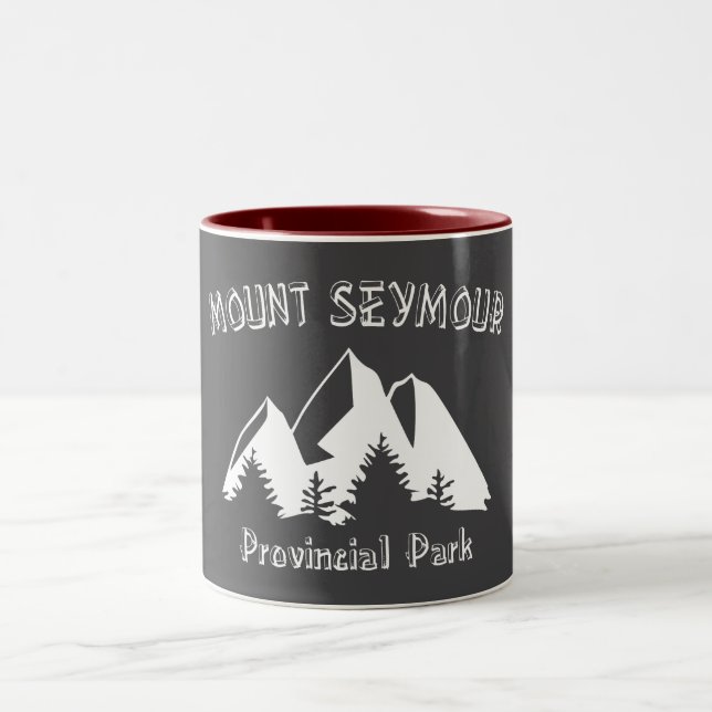 Caneca De Café Em Dois Tons Parque Provincial Mount Seymour (Centro)