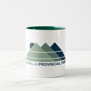 Caneca De Café Em Dois Tons Parque Provincial Valhalla Montanha Sol