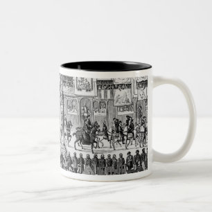 Caneca De Café Em Dois Tons Parte da procissão da coroação