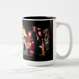 Caneca De Café Em Dois Tons Partido do Dia das Bruxas