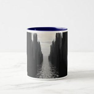 Caneca De Café Em Dois Tons Passagem Escura