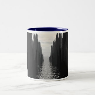 Caneca De Café Em Dois Tons Passagem Escura