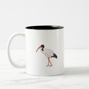 Caneca De Café Em Dois Tons Pássaro de frango Caixa Ibis