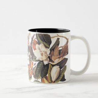 Caneca De Café Em Dois Tons Pássaros Cuckoo com bico preto