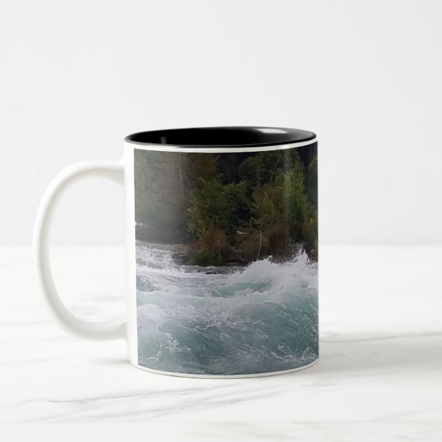 Caneca De Café Em Dois Tons Passeio turístico em Niagara Falls (Esquerda)