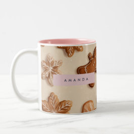 Caneca De Café Em Dois Tons Pastel Gingercake personalizado