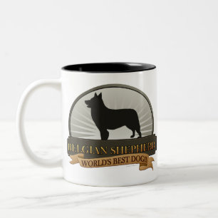 Caneca De Café Em Dois Tons Pastor belga