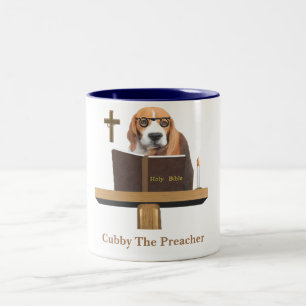 Caneca De Café Em Dois Tons Pastor de Cães