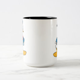 CANECA DE CAFÉ EM DOIS TONS PATETA ARTE FOLCLÓRICA CAPRICHOSA DE PATO 