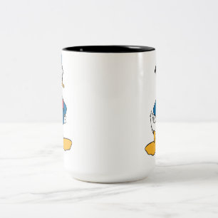 CANECA DE CAFÉ EM DOIS TONS PATETA ARTE FOLCLÓRICA CAPRICHOSA DE PATO 