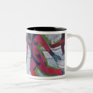 Caneca De Café Em Dois Tons Patinadores de gelo