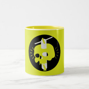 Caneca De Café Em Dois Tons Patinetes Freestyle Pro de Truques