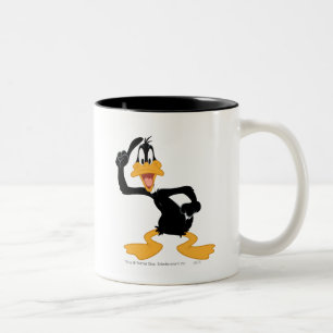 Caneca De Café Em Dois Tons PATINHO DAFFY™ Com uma Grande Ideia