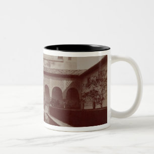 Caneca De Café Em Dois Tons Pátio de los Arrayanes, Alhambra, c.1875-80 (sepia