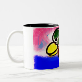 Caneca De Café Em Dois Tons Pato Feliz Dia do Pai