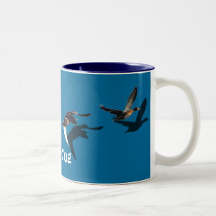 CANECA DE CAFÉ EM DOIS TONS PATOS DO VÔO