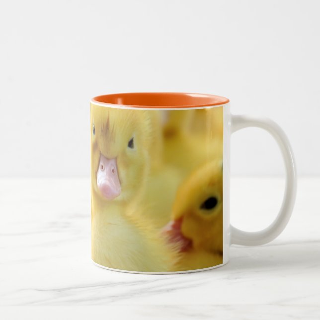 Caneca De Café Em Dois Tons Patos pequenos (Direita)