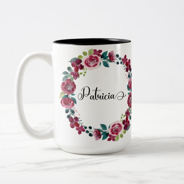 Caneca De Café Em Dois Tons Patricia's Mug 15oz (veja mais opções) (Esquerda)
