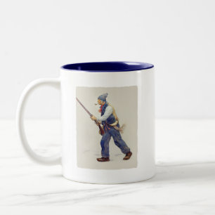 Caneca De Café Em Dois Tons Patriota Quebeque Rebelião 1837-1838 Henri Julien