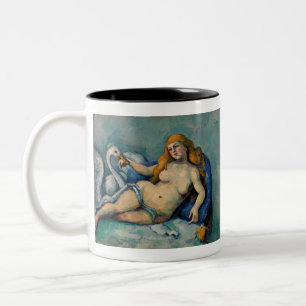 Caneca De Café Em Dois Tons Paul Cézanne Leda e o Cisne (Léda au cygne)