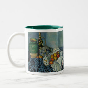 Caneca De Café Em Dois Tons Paul Cezanne - Natureza Morta com Maçãs