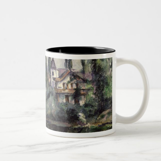 Caneca De Café Em Dois Tons Paul Cezanne | os bancos do Marne, 1888 (Direita)