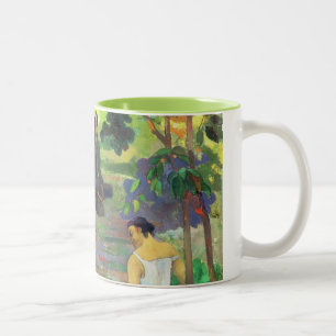 Caneca De Café Em Dois Tons Paul Gauguin Les Parau Parau (Gossipers)