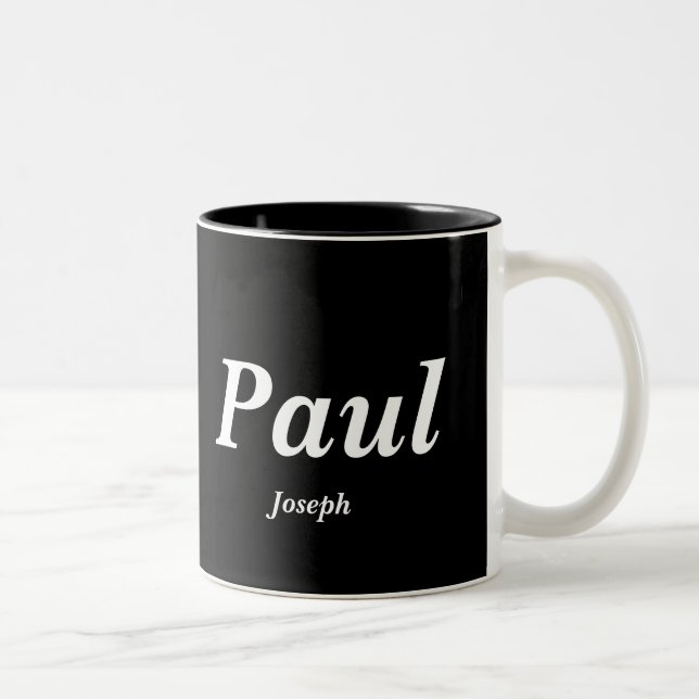 Caneca De Café Em Dois Tons Paul, Joseph (Direita)