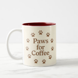 Caneca De Café Em Dois Tons Pausas para Café