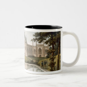 Caneca De Café Em Dois Tons Pavilhão de Brigghton: Ideia propor da sagacidade