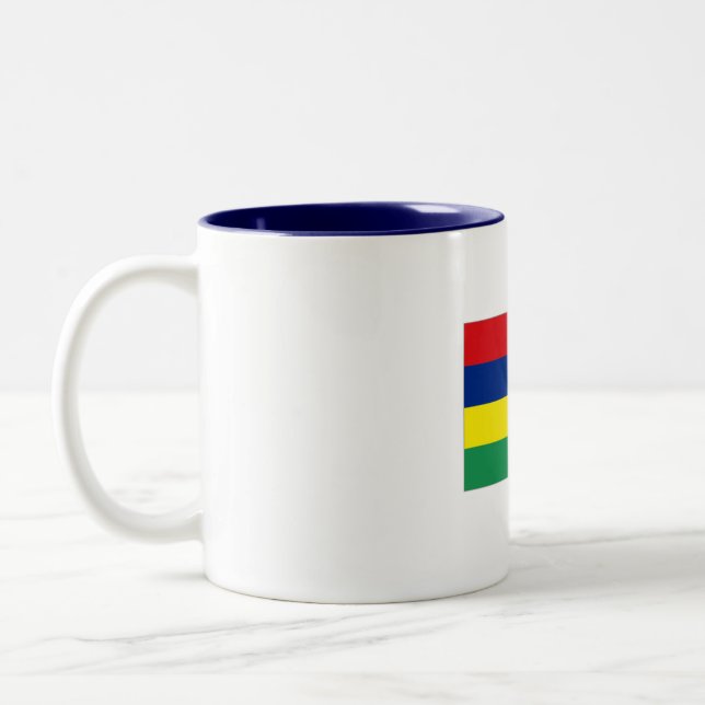 Caneca De Café Em Dois Tons Pavilhão Maurício (Esquerda)