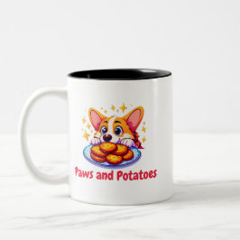 Caneca De Café Em Dois Tons Pawand Batatas
