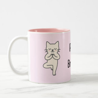 Caneca De Café Em Dois Tons Paws and Breathe