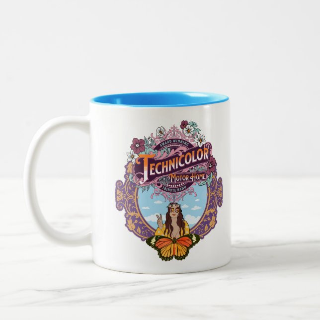 Caneca De Café Em Dois Tons Paz Lady TMH (Esquerda)