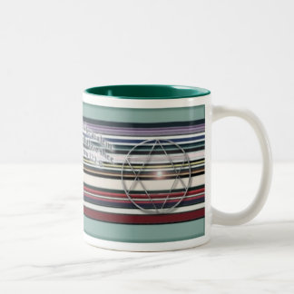 Caneca De Café Em Dois Tons Paz para Israel