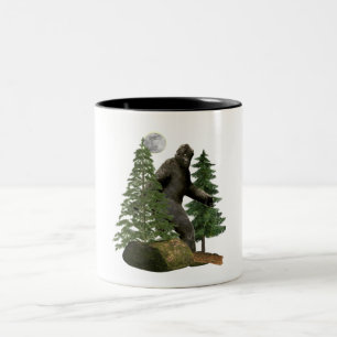 Caneca De Café Em Dois Tons Pé Grande